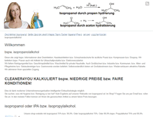 Tablet Screenshot of isopropanol-alkohol.de